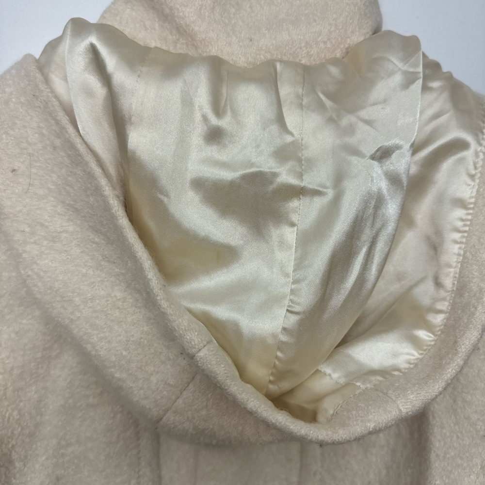 Frenchi Wool Coat with hood - Size Small - Picture 14 of 16